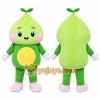 Green Pear Mascot Costume Green Pear Mascot Costume