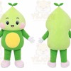 Green Pear Mascot Costume