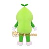 Green Pear Mascot Costume Green Pear Mascot Costume