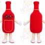 Red Bottle Mascot Costume