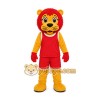 Lion Red Outfit Mascot Costume Lion Red Outfit Mascot Costume