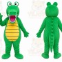 Green Crocodile Mascot Costume