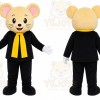 Formal Bear Mascot Costume