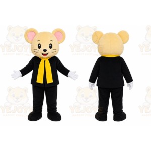 Formal Bear Mascot Costume