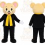 Formal Bear Mascot Costume