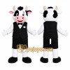 Formal Cow Mascot Costume Formal Cow Mascot Costume