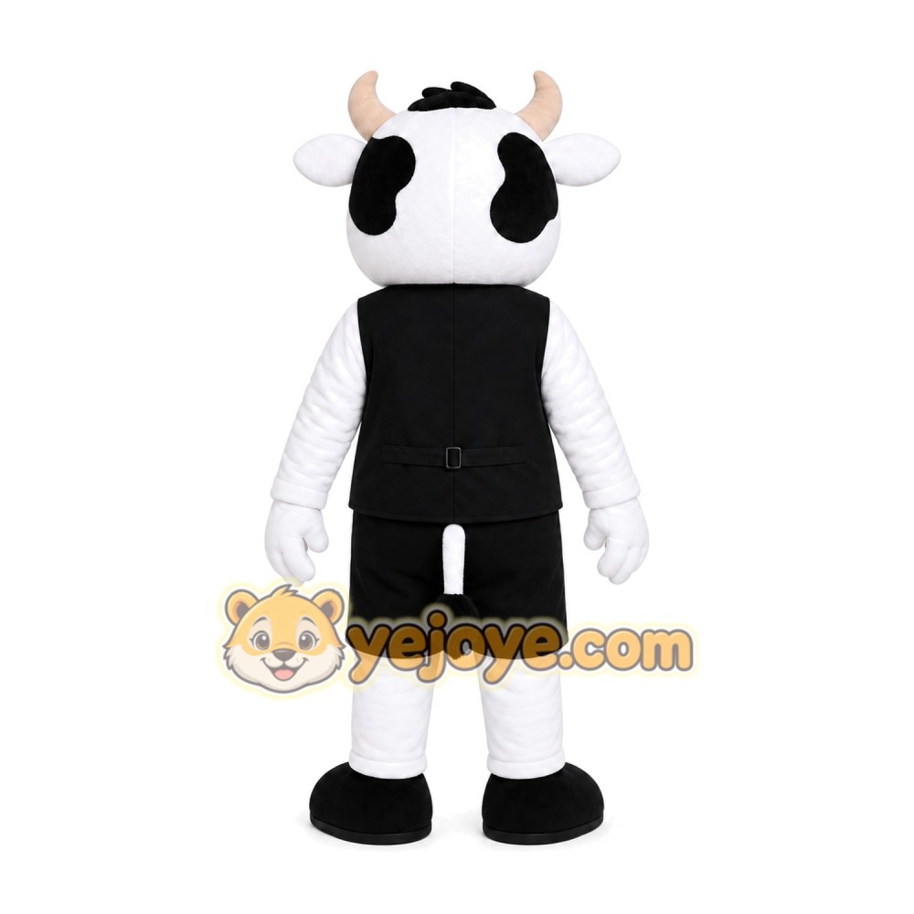 Formal Cow Mascot Costume Formal Cow Mascot Costume