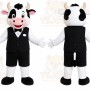 Formal Cow Mascot Costume