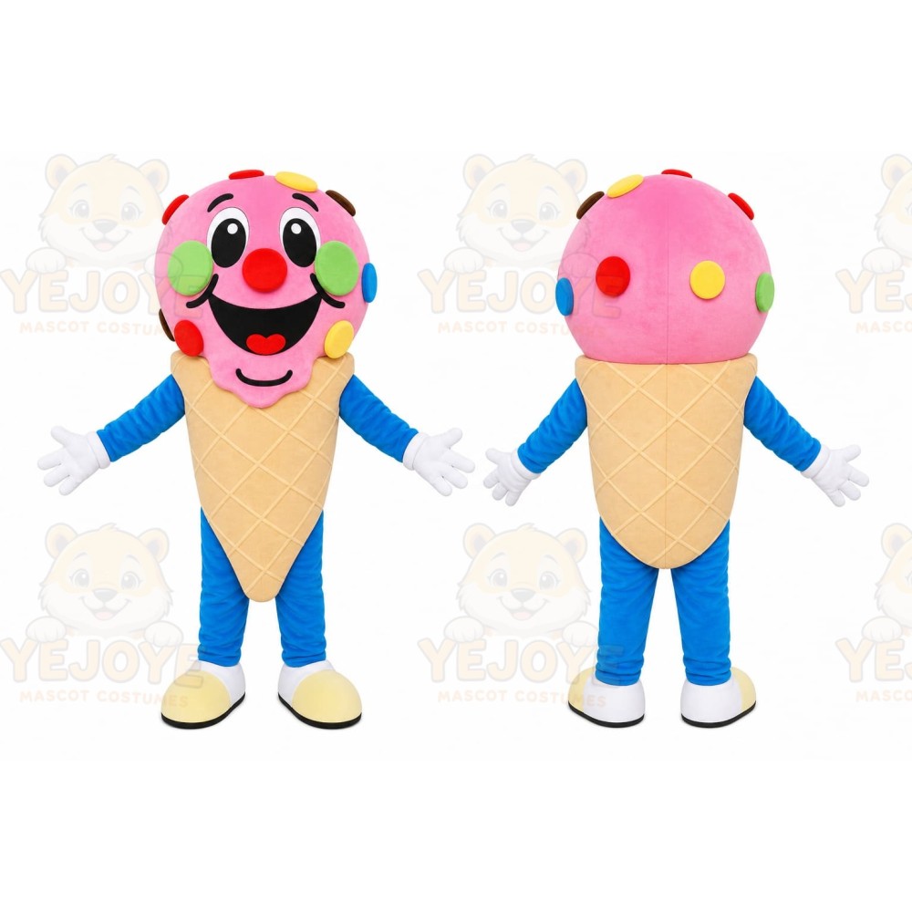 Ice Cream Cone Mascot Costume
