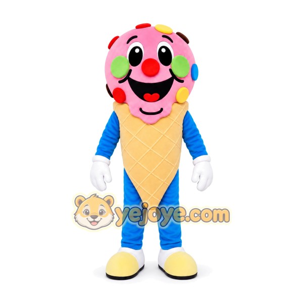 Ice Cream Cone Mascot Costume Ice Cream Cone Mascot Costume