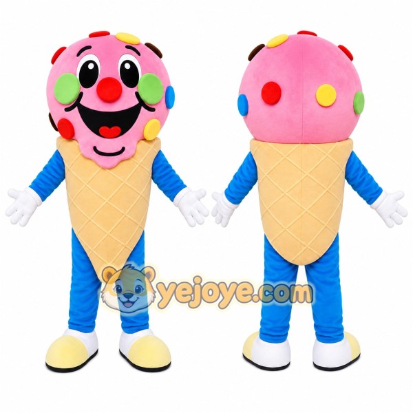 Ice Cream Cone Mascot Costume
