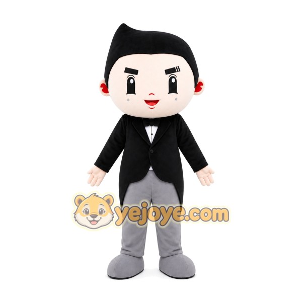 Vampire Boy Mascot Costume
