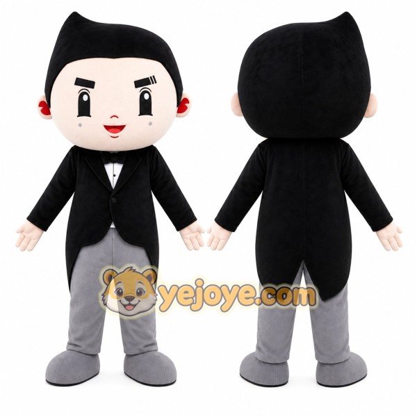 Vampire Boy Mascot Costume