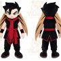 Dark Vampire Mascot Costume