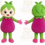 Green Leaf Girl Mascot Costume