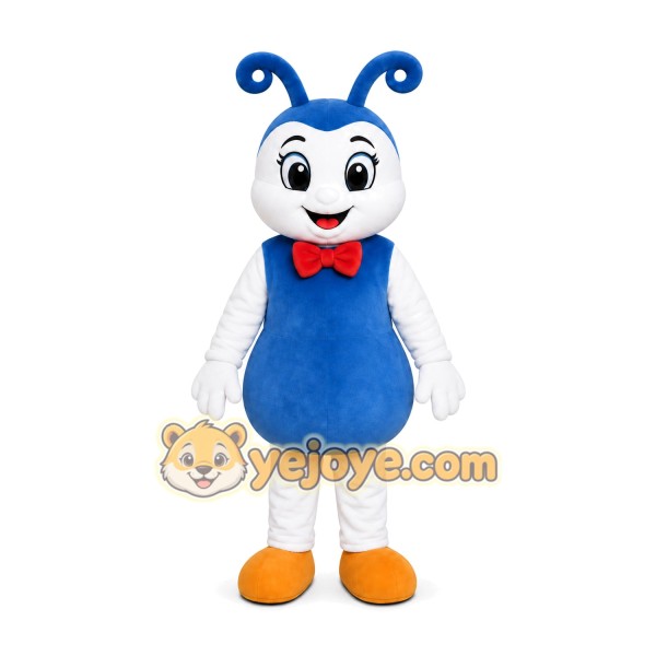 Blue Bug Girl Mascot Costume