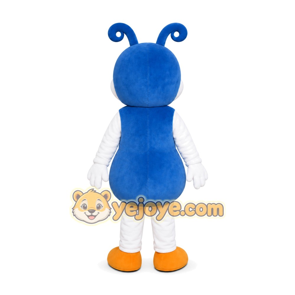 Blue Bug Girl Mascot Costume Blue Bug Girl Mascot Costume