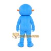 Blue Astronaut Mascot Costume Blue Astronaut Mascot Costume