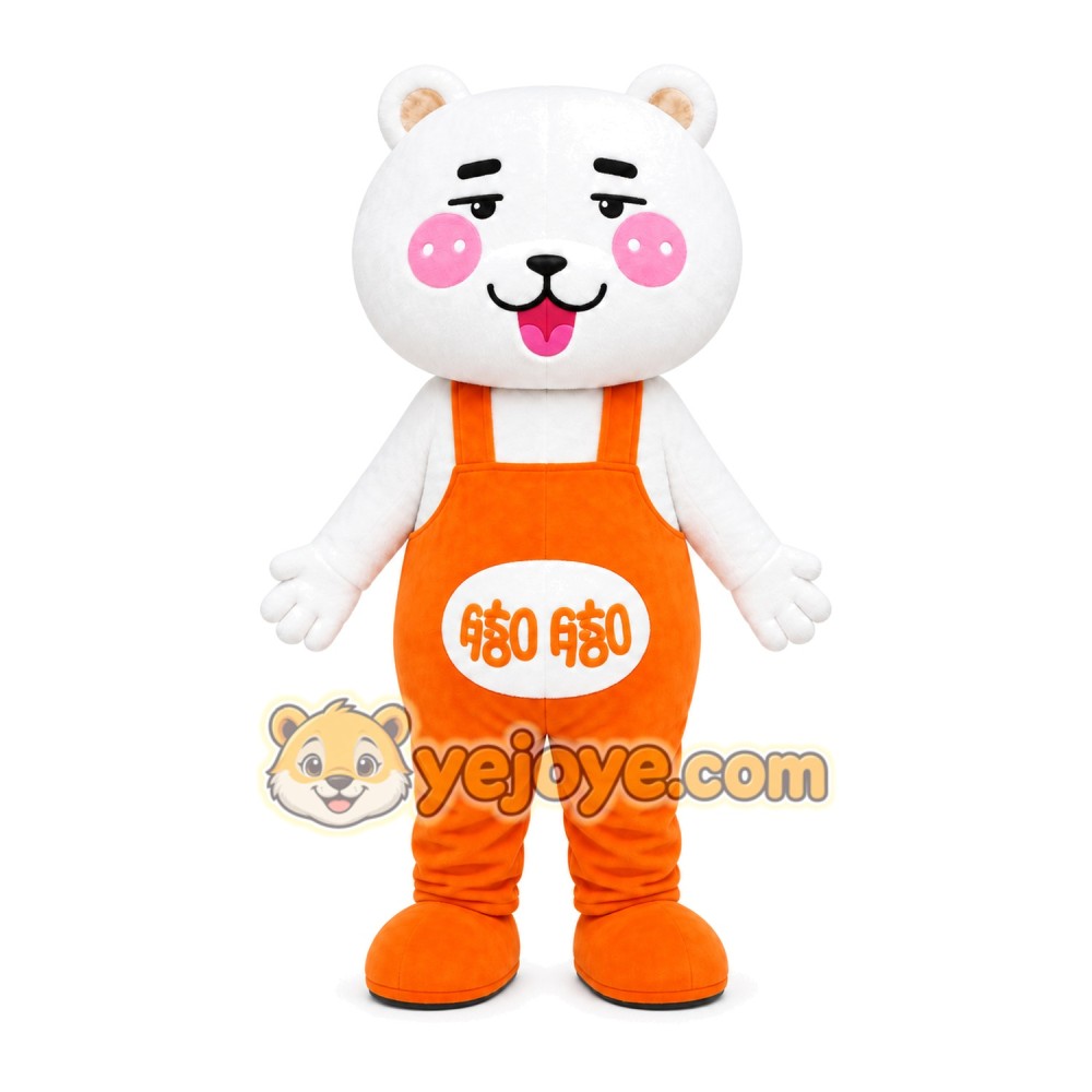 White Rabbit Mascot Costume White Rabbit Mascot Costume