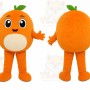 Orange Pants Character Mascot Costume
