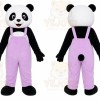 Pink Panda Mascot Costume