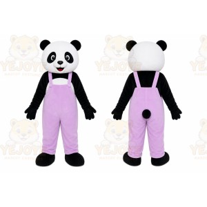 Pink Panda Mascot Costume