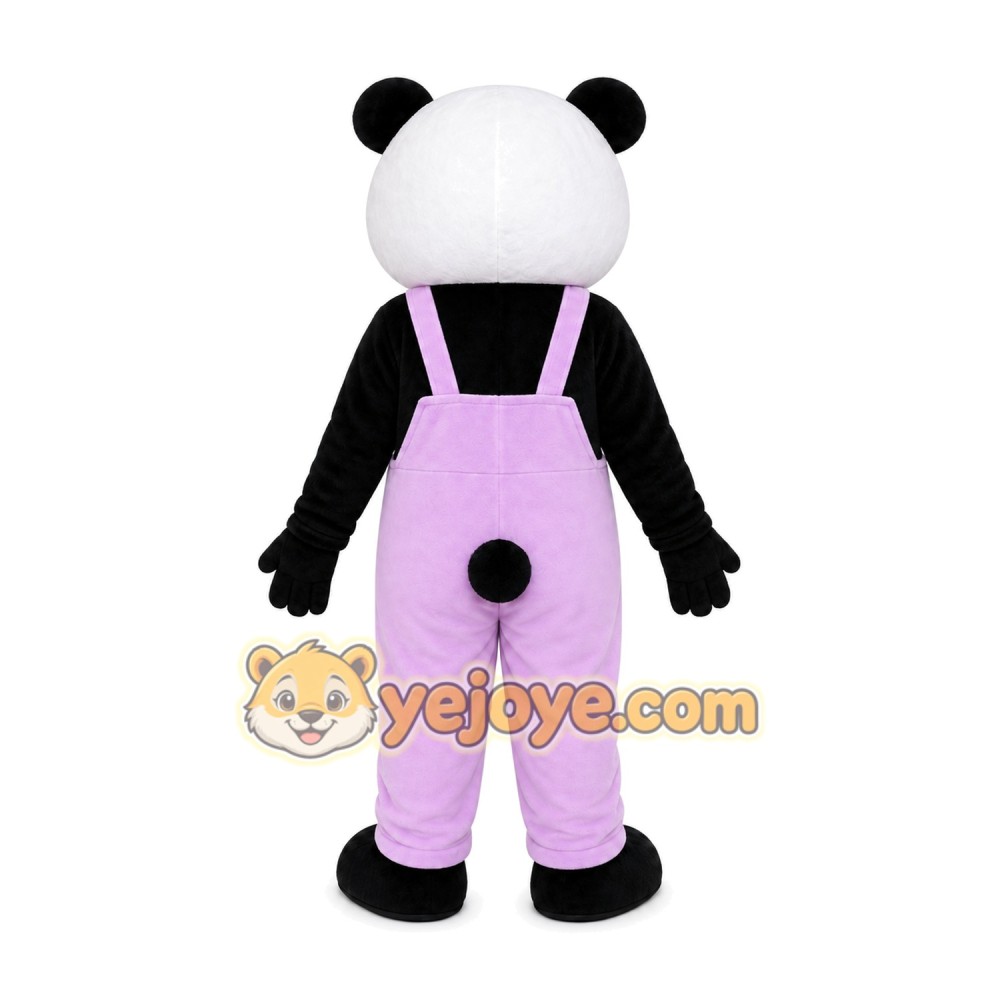 Pink Panda Mascot Costume Pink Panda Mascot Costume