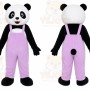 Pink Panda Mascot Costume