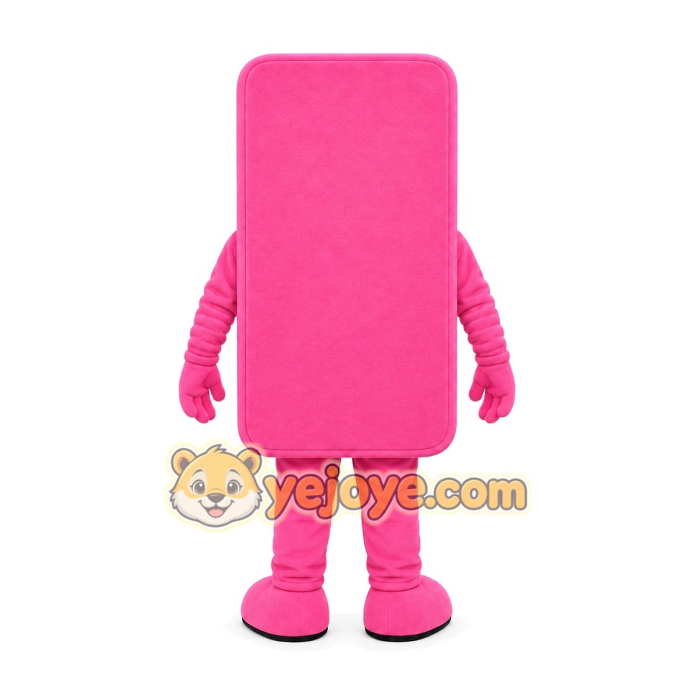 Pink Phone Mascot Costume