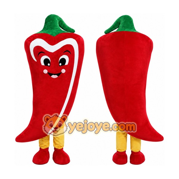 Red Chili Pepper Mascot Costume