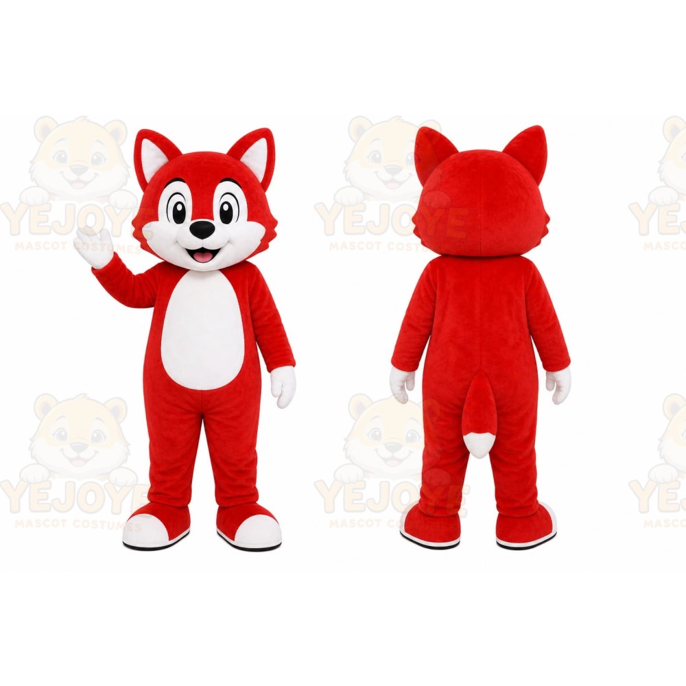 Red Fox Mascot Costume