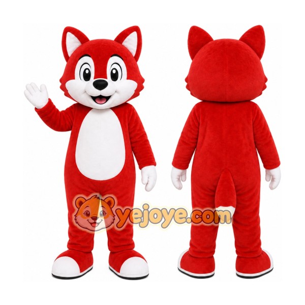 Red Fox Mascot Costume