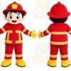 Firefighter Boy Mascot Costume