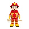 Firefighter Boy Mascot Costume Firefighter Boy Mascot Costume