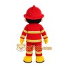 Firefighter Boy Mascot Costume Firefighter Boy Mascot Costume