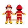 Firefighter Boy Mascot Costume