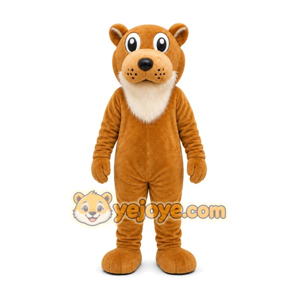 Tan Panther Mascot Costume