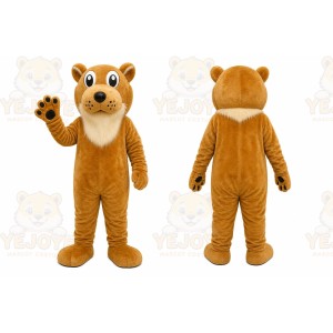 Tan Panther Mascot Costume
