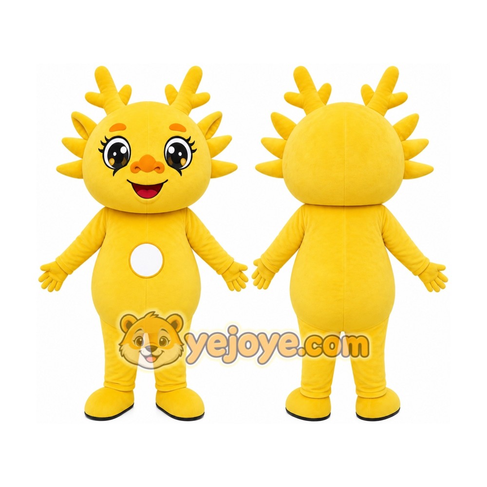 Yellow Sun Mascot Costume Yellow Sun Mascot Costume