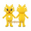 Yellow Sun Mascot Costume Yellow Sun Mascot Costume