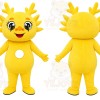 Yellow Sun Mascot Costume