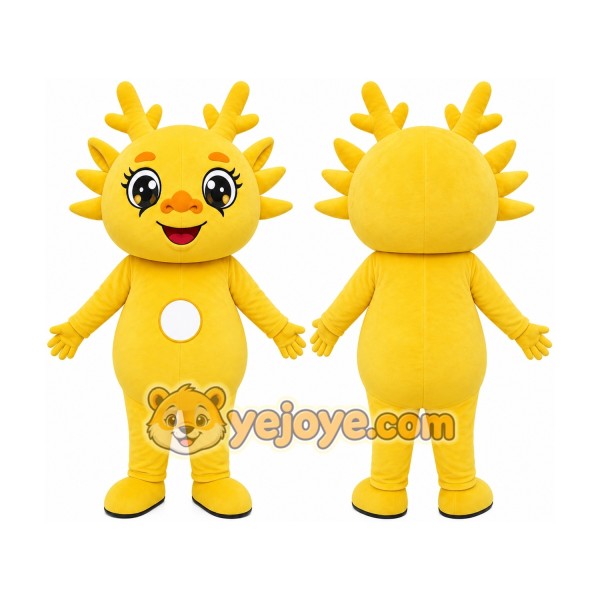 Yellow Sun Mascot Costume