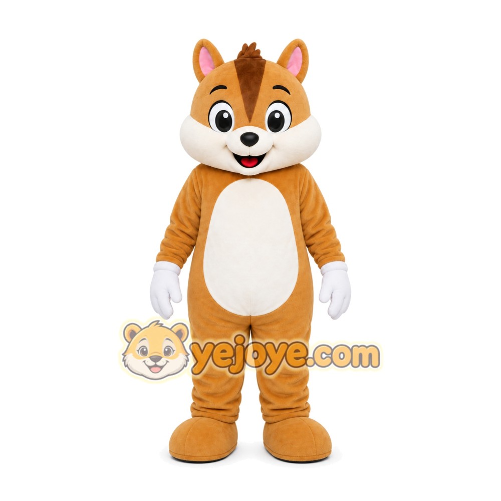 Tan Fox Mascot Costume Tan Fox Mascot Costume