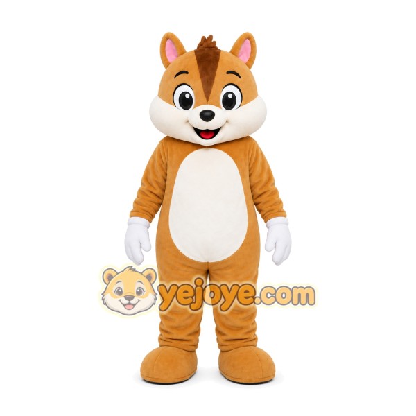 Tan Fox Mascot Costume