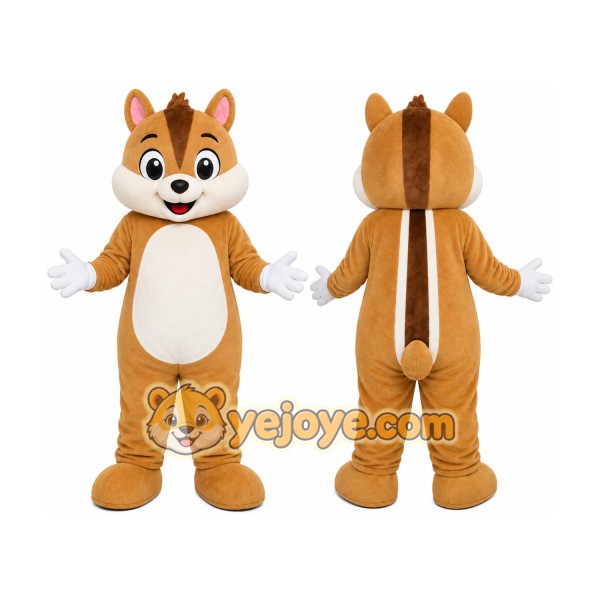 Tan Fox Mascot Costume