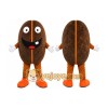 Brown Coffee Bean Mascot Costume Brown Coffee Bean Mascot Costume