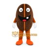 Brown Coffee Bean Mascot Costume Brown Coffee Bean Mascot Costume