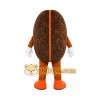 Brown Coffee Bean Mascot Costume Brown Coffee Bean Mascot Costume
