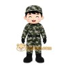 Camouflage Soldier Mascot Costume Camouflage Soldier Mascot Costume