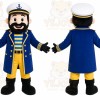 Blue Pirate Mascot Costume